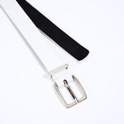 Ремень женский, ширина 2,2 см, пряжка металл, цвет белый - Simaland фото 2