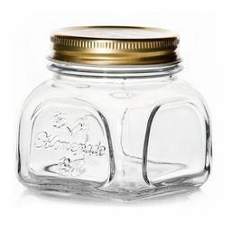 Банка стеклянная с винтовой крышкой "Хоммейд (Home Made)" 0,3л, 8х8х8см, металлическая крышка, Pasabahce (Россия)
