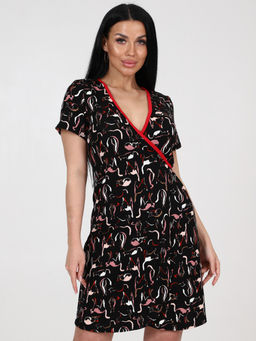 154 ЖЕНСКИЙ ХАЛАТ (Кошки) - А-дина фото 3