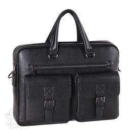 Портфель мужской кожаный 9946-3H black Heanbag в Новосибирске