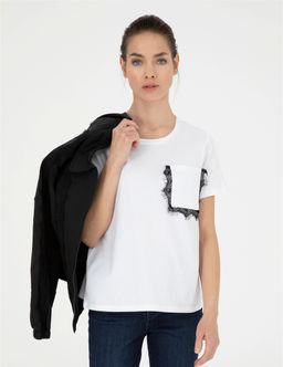 Beyaz Comfort Fit Ti__rt