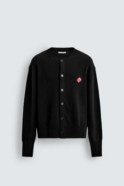 DICE HEARTS PATCH CARDIGAN - Zara фото 7