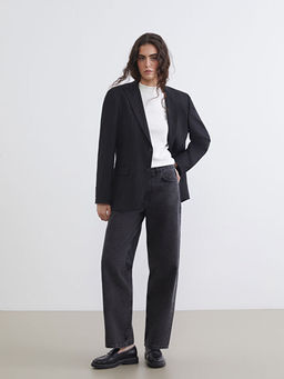 Barrel Fit Kad?n Jean Pantolon