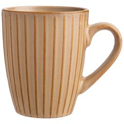 Цена за 6 шт. КРУЖКА 365 МЛ STRIPE COLLECTION ЦВЕТ:СЛИВОЧНЫЙ