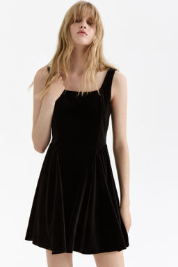 Vestido de tirantes en velour - H&m фото 4