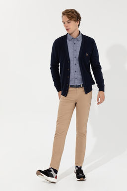 Мужской темно-синий базовый трикотажный кардиган Неожиданная скидка в корзине - U.s. polo assn фото 10