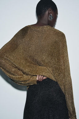 METALLIC KNIT JUMPER - Zara фото 3