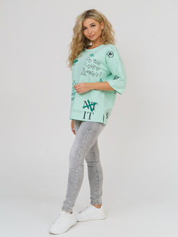 877 Футболка"Ментол"