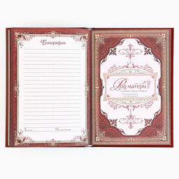 Родословная книга в шкатулке новогодняя «Каждый день», 26×8×27 см