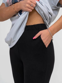 Костюм женский, цвет серый черный