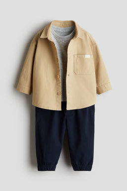 Conjunto de 3 piezas en algod?n