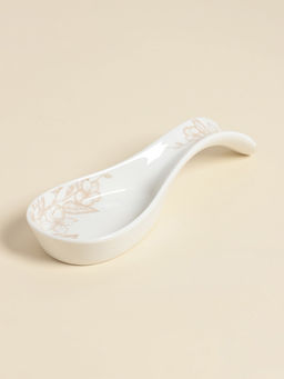 Подставка под ложку SL Home «Аманде», 20.7×7.3×4 см, фарфор, белая