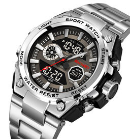 Часы наручные Skmei мужские электронные спортивные 2416silver