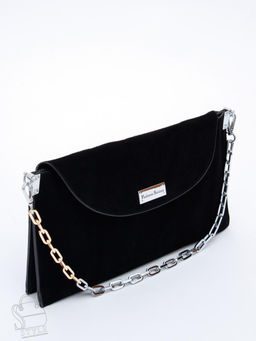 Сумка женская кожаная 98214-3MSS black Velina Fabbiano-Safenta в Новосибирске