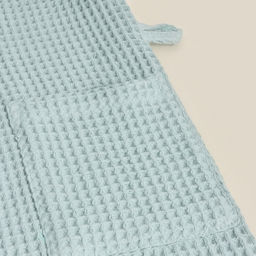 Халат вафельный мужской SL HOME: Boho «Аззура», размер M, хлопок 100%, бирюзовый