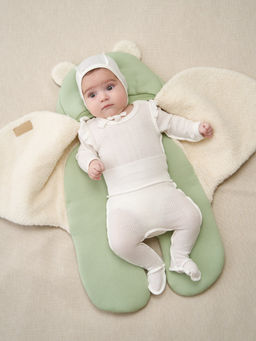 Конверт-звездочка Шалфей с прорезями для ремней безопасности 0+ - Bungly фото 13