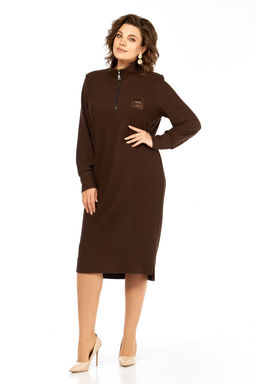 Платье Элль стиль 2440 шоколад  фото 5