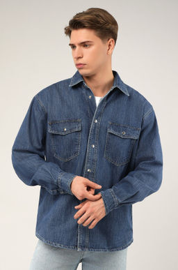 Мужская джинсовая рубашка Happyfox
