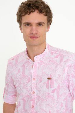 U. S. Polo Assn Мужская пудровая рубашка с длинным рукавом - U.s. polo assn фото 2