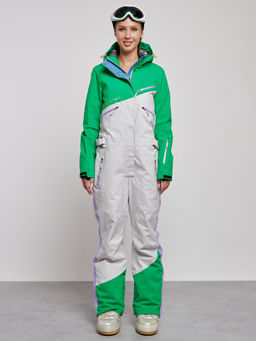 Горнолыжный комбинезон женский зимний зеленого цвета 2326Z - Mtforce фото 2