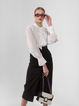 Блузка Лола (белый) - Nadi bordo фото 5