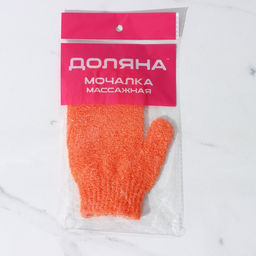 Цена за 2 шт. Мочалка - варежка массажная Доляна, 1812 см, МИКС фото 7