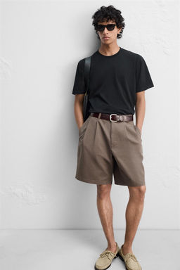 SLIM FIT MEDIUM WEIGHT T-SHIRT - Zara фото 23