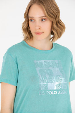 Женские мятные футболки - U.s. polo assn фото 2