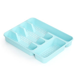 Цена за 2 шт. Лоток для столовых приборов "Капелька" голубой М4901