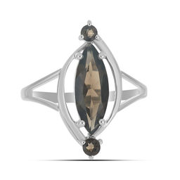 Кольцо, раухтопаз, Паллада