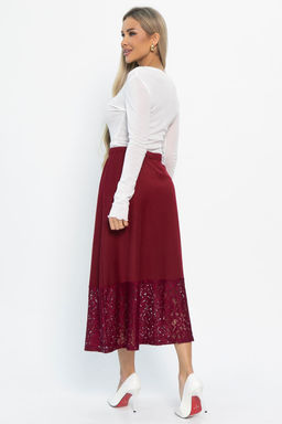 Юбка с кружевом Элегия - Lt collection фото 3