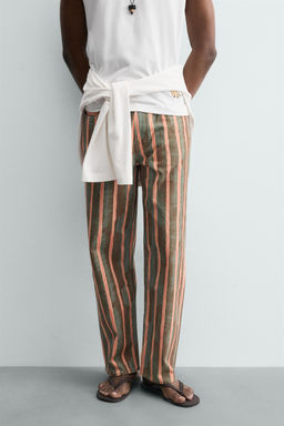JEANS RELAXED FIT ESTAMPADO GEOM?TRICO / Verde medio - Zara фото 2