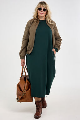 Платье-футер-длинное