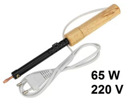 Паяльник 220в 65вт деревянная ручка