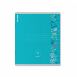 Цена за 10 шт. Тетрадь школьная ученическая ErichKrause Ruler Magic ассорти, 18 листов, линейка (в плёнке по 10 шт.)_MIX-PACK  фото 6