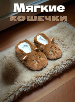 BKT0119 Тапочки КОРИЧНЕВЫЙ