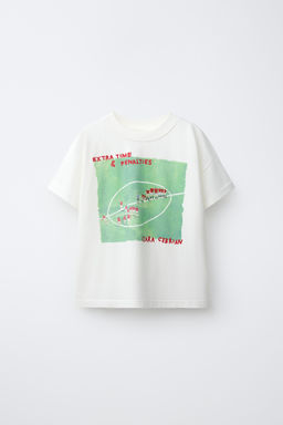 CAMISETA ESTAMPADO CLARA CEBRIAN  / Blanco