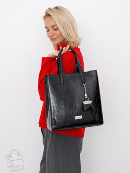 Сумка женская кожаная 91147-1SP black Velina Fabbiano-Safenta в Новосибирске