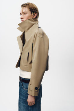 SHORT DOUBLE-BREASTED JACKET - Zara фото 4