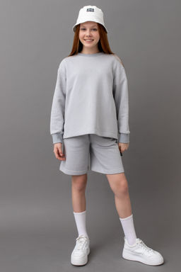 Костюм из футера BASIC Line Цвет: серый