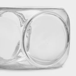 Банка для хранения сыпучих продуктов Paşabahçe Bella, 2 л, стекло, с красной крышкой, прозрачная