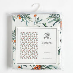 Скатерть Этель Berry garden 149?220 см, 100% хлопок, репс 210 г/м?