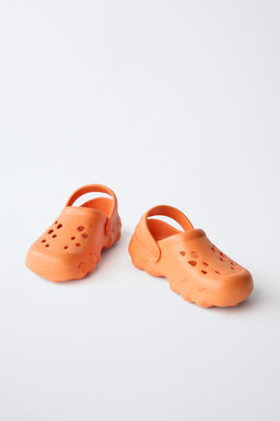 ZUECO DEPORTIVO ENGOMADO / Naranja - Zara фото 5