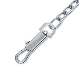 Цепь для привязи собак мелкокалиберная, 1,8 м, толщина проволки 3 мм - Пижон фото 4