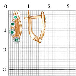 СЕРЬГИ 33814183-7 - Красная пресня фото 3