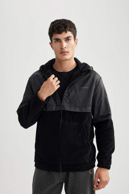 Флисовый кардиган с капюшоном Discovery Channel Relax Fit