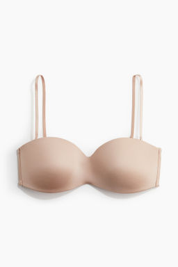 Sujetador bandeau de microfibra con acolchado - H&m фото 3
