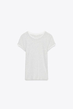 DOUBLE T-SHIRT - Zara фото 7