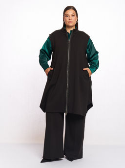 Удлиненный жилет GL03006BLK01