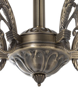 Люстра ЭкономСвет 13060/5AB, 5×40 Вт, E27, 60×60×30 см, бронза